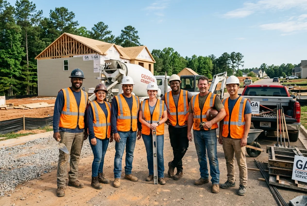 Alpharetta Concrete Contractors professional team — concrete services in Alpharetta, GA